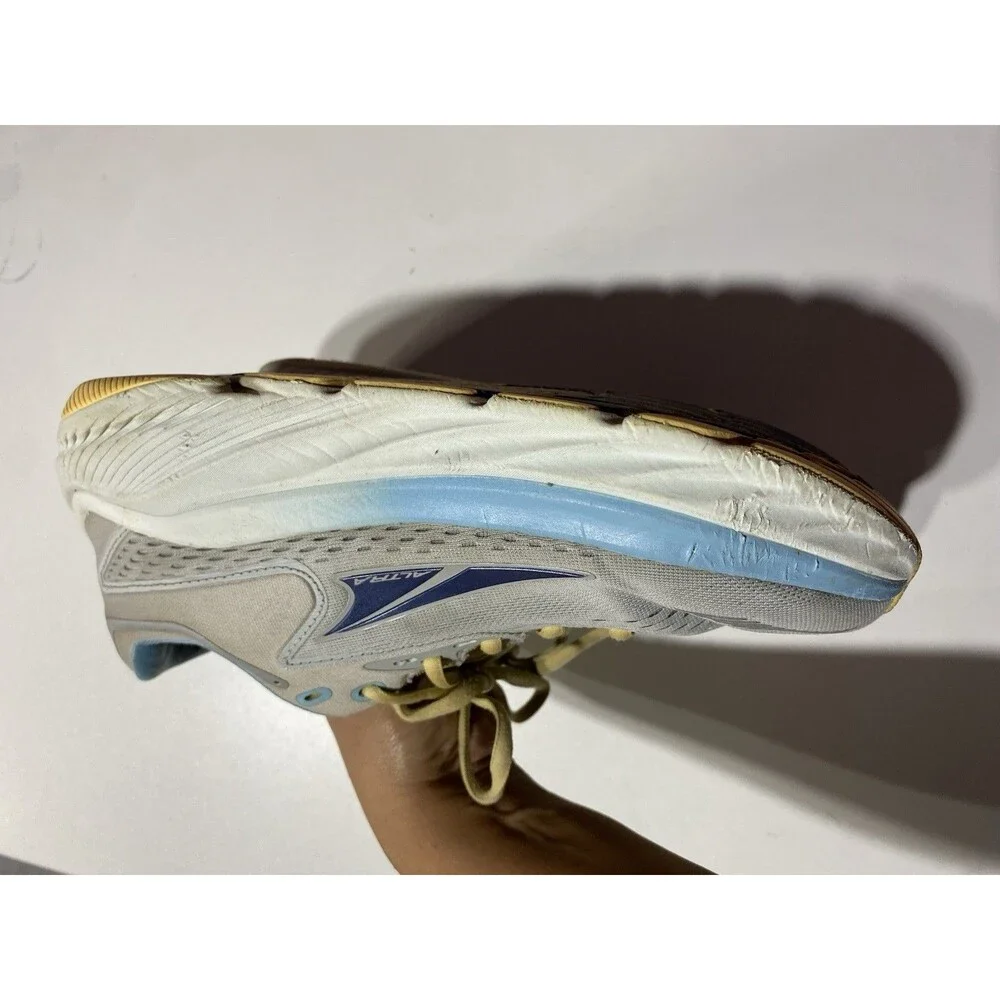 Altra Via Olympus Women 9 Grey Blue Running‎ Shoes Road Gym Sneaker AL0A82CR224